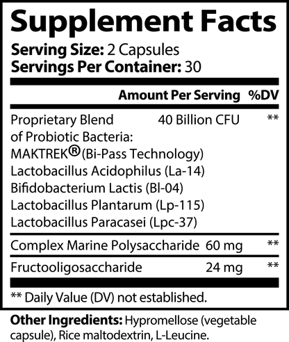 Perfect Microbiome 40 Billion with Prebiotics