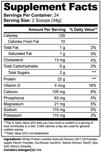 Elite Standard Whey Protein (Vanilla)
