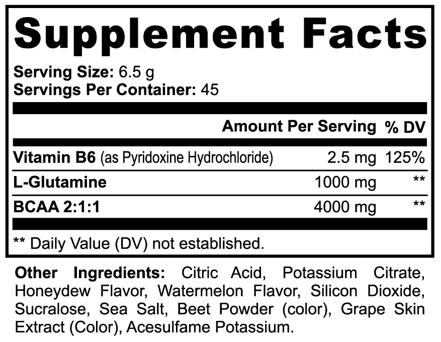 Elite Endure/Recharge BCAA (Honeydew/Watermelon)