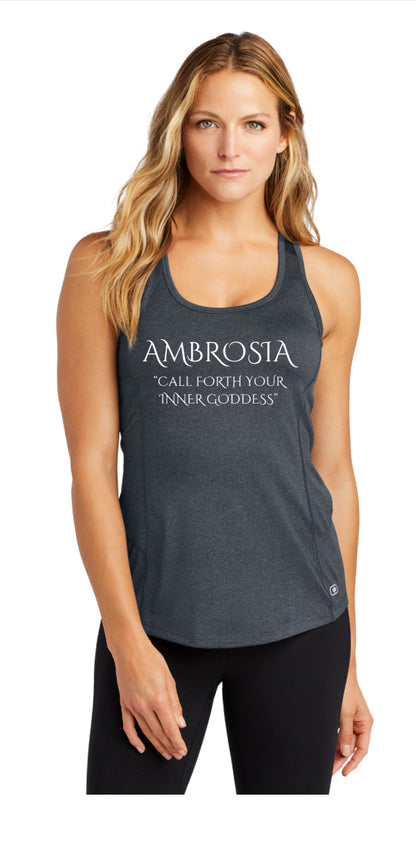 Ambrosia “Call Forth Your Inner Goddess” Ladies Racerback Pulse Tank - OGIO Endurance